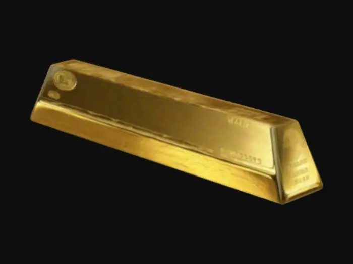 3D model for (master piece), large gold bar, bank asset, realistic, bright, shiny, polished, 4k, Ultra Realistic, Highly Detailed, 
