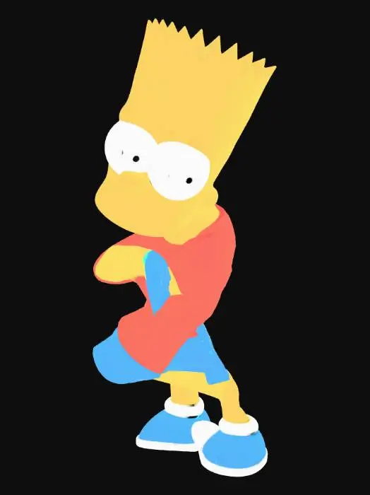 3D model for Bart Simpson