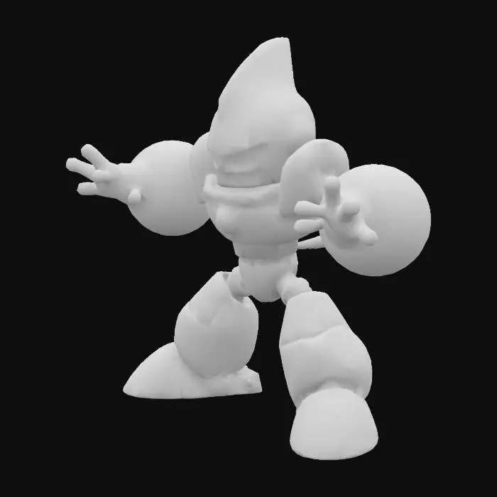 3D model for a new rookie digimon similar to shoutmon, no tail, t-pose, high resolution stylized Texture