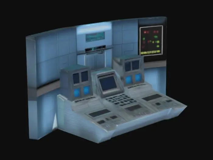 3D model for Control Room Console