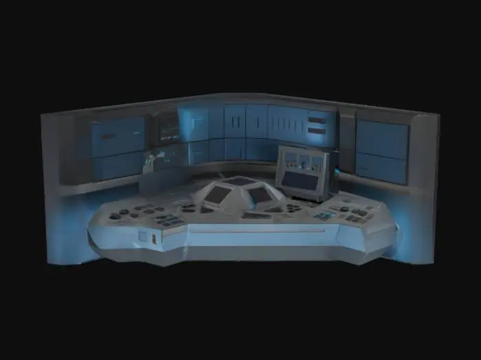 3D model for Control Room Console