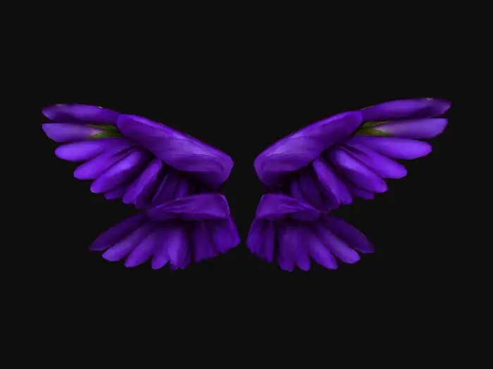 3D model for gold wings