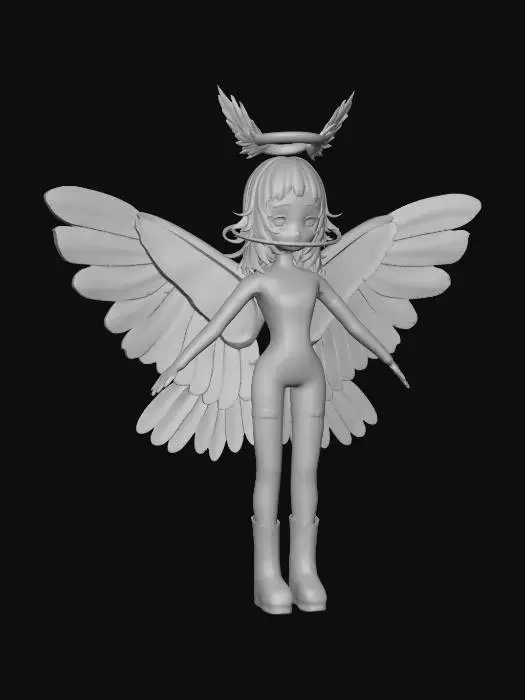 3D model for Angel Girl Brianna