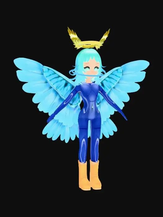 3D model for Angel Girl Brianna