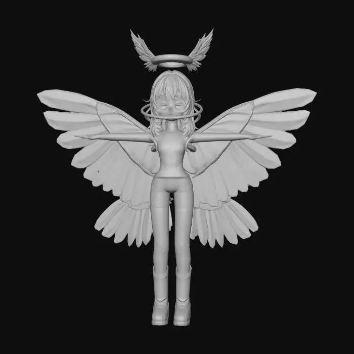 3D model for Angel Girl Brianna