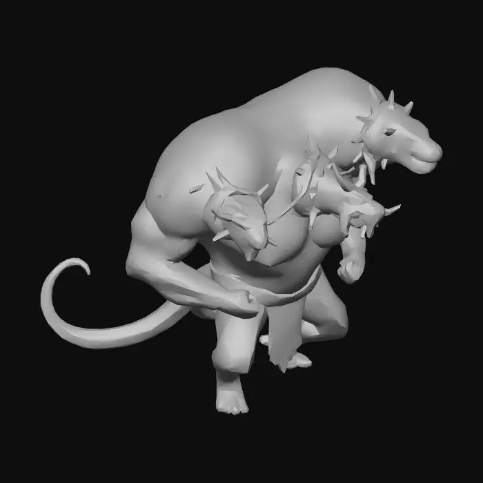 3D model for Cerberus Titan