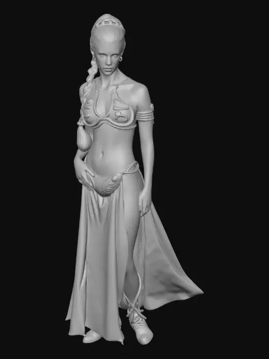 3D model for Slave Leia Costume
