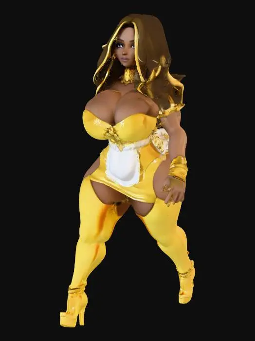 3D model for Golden Maid