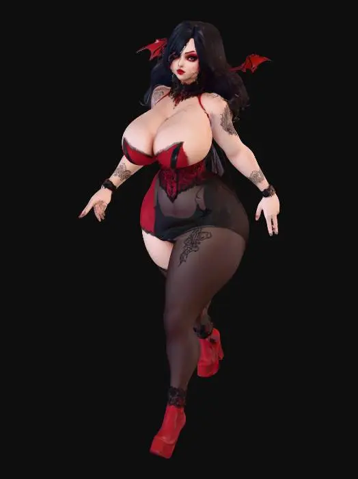 3D model for Vampire Vixen