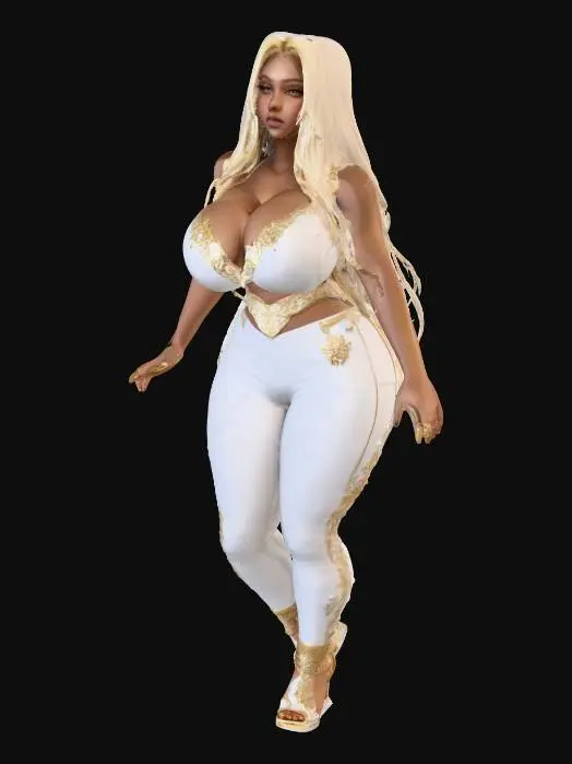 3D model for Minimalist Elegance in Gold