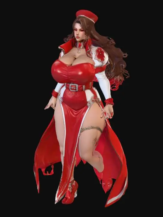 3D model for Dark Nurse  Miku Hinasaki