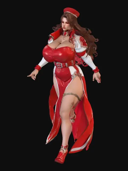 3D model for Dark Nurse  Miku Hinasaki