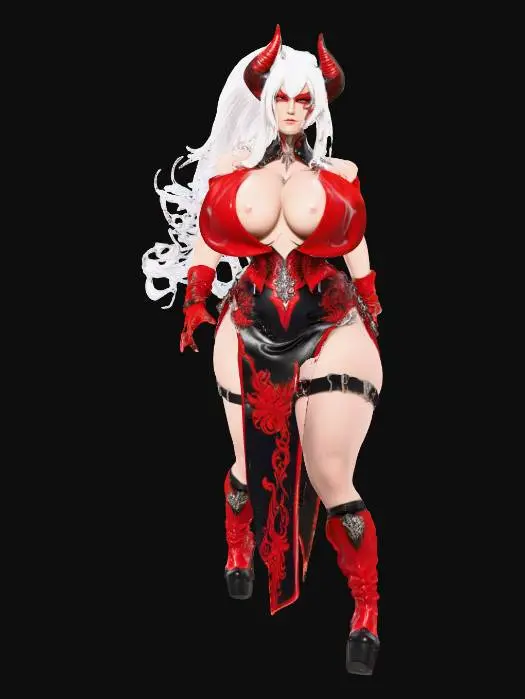 3D model for Infernal Akeno Himejima