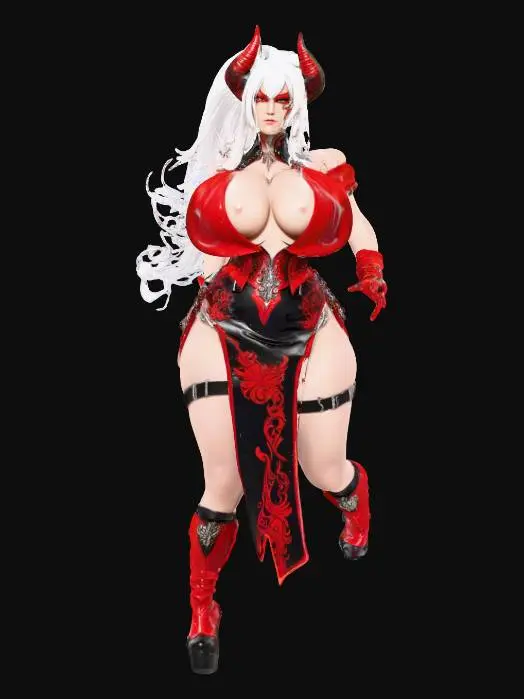 3D model for Infernal Akeno Himejima