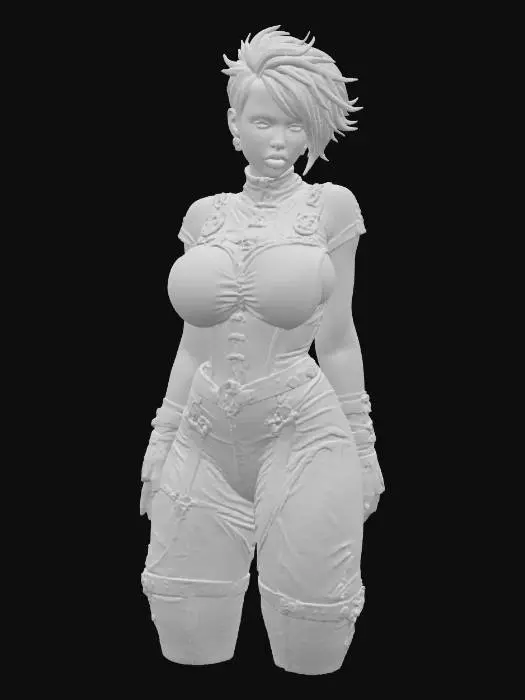 3D model for Elegance in Scarlet