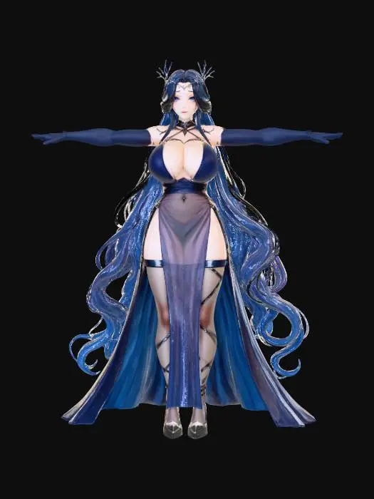 3D model for Moonlit frost Enchantress