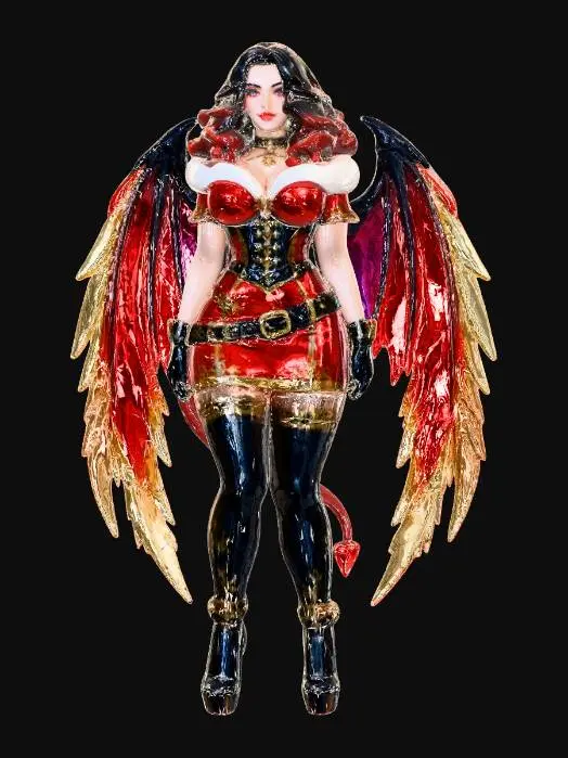 3D model for Christmas latex Hell's Angel, #Christmas2025#