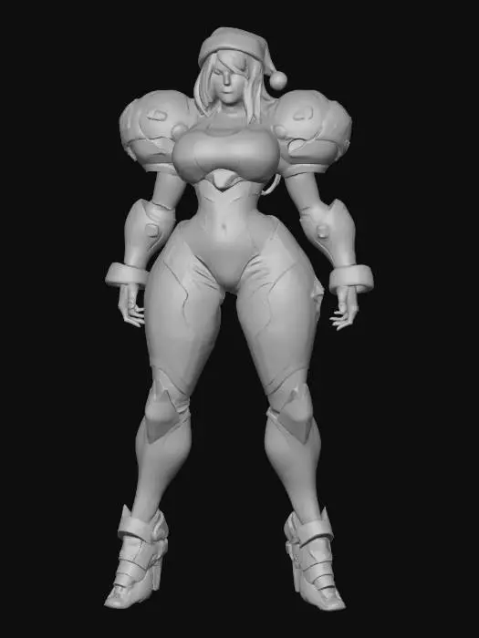 3D model for Santa Samus — Winter Power Vanguard, #Christmas2025#