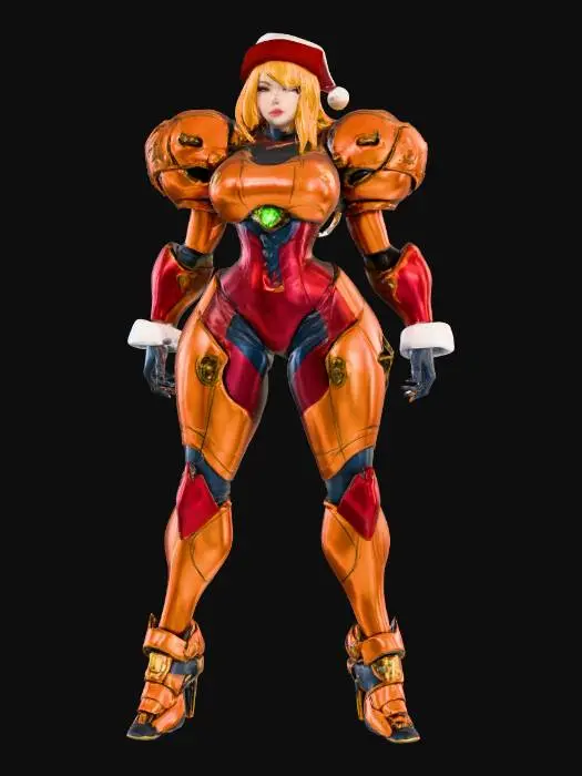 3D model for Santa Samus — Winter Power Vanguard, #Christmas2025#