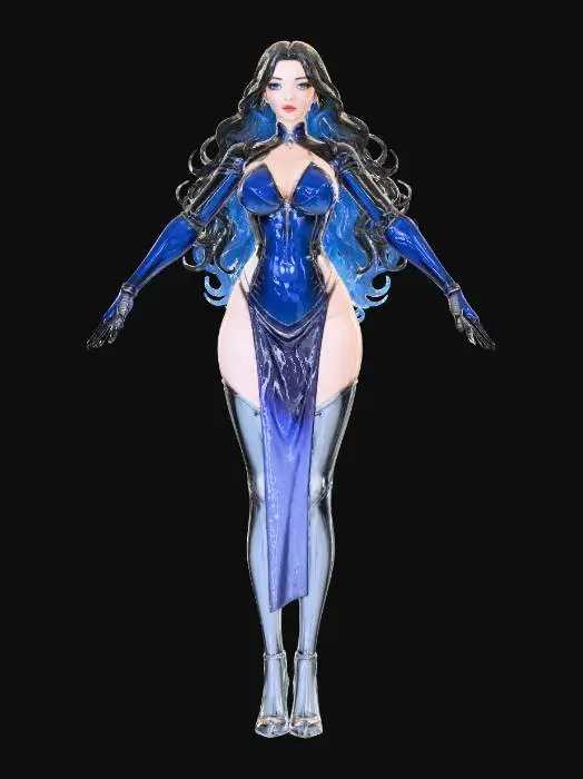 3D model for Blue Enigma