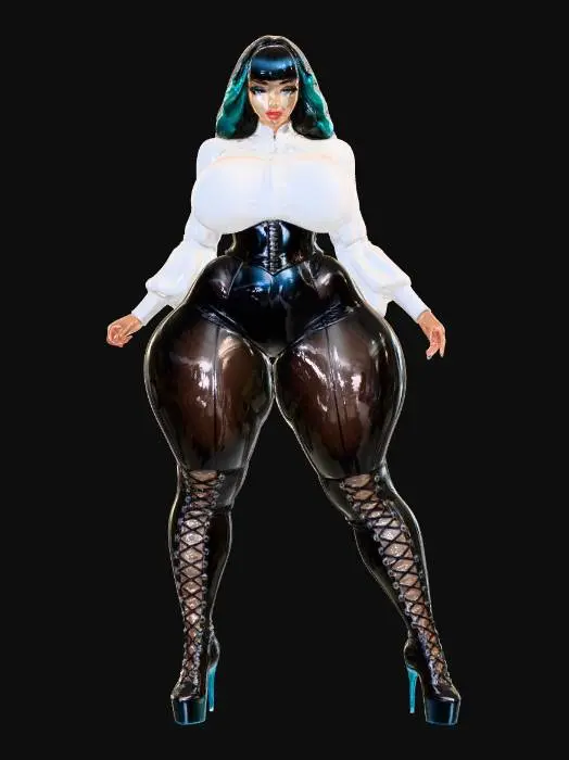 3D model for Empowered Busty Elegance