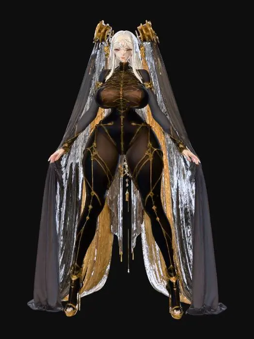 3D model for Ethereal Elegance