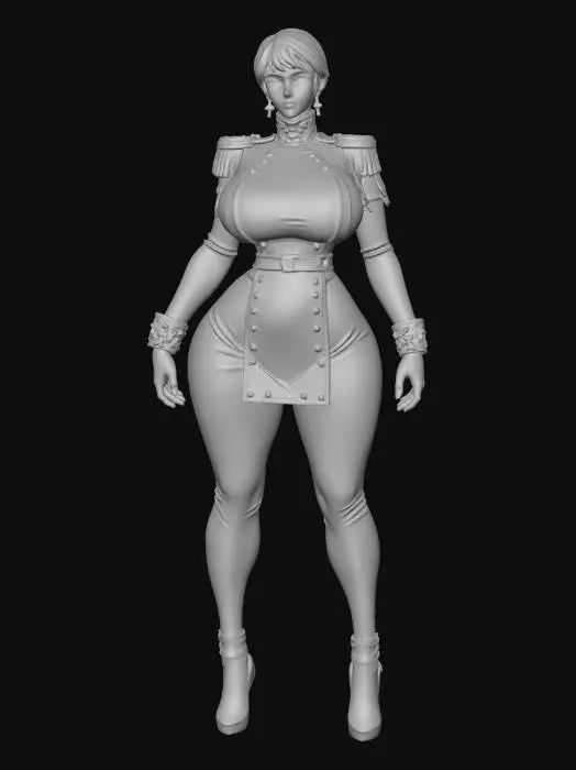 3D model for Commander in Crimson Latex