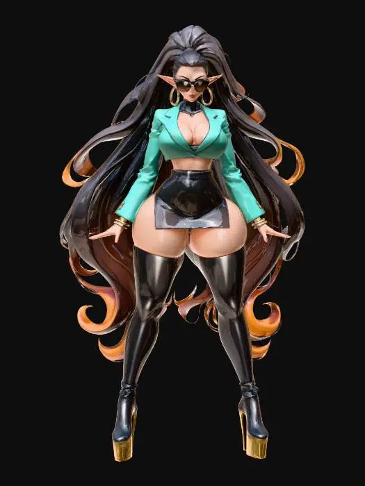 3D model for Urban Elf Fashionista