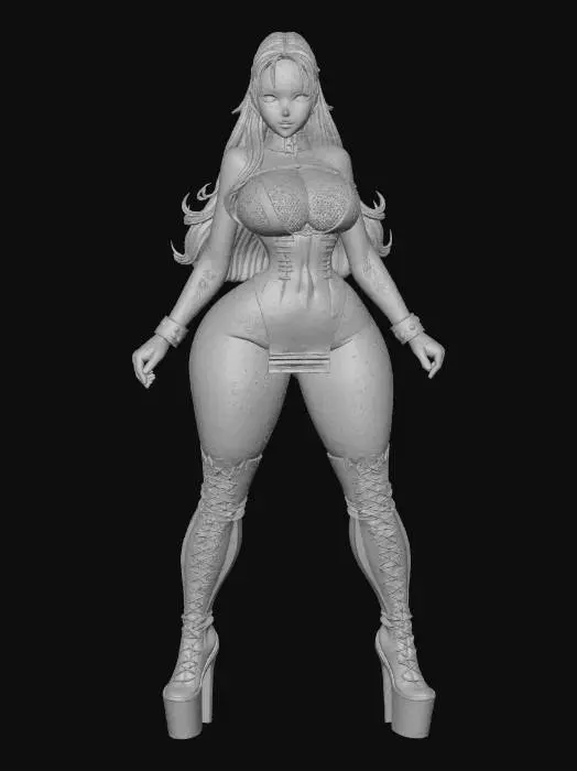 3D model for Gothic Fashionista