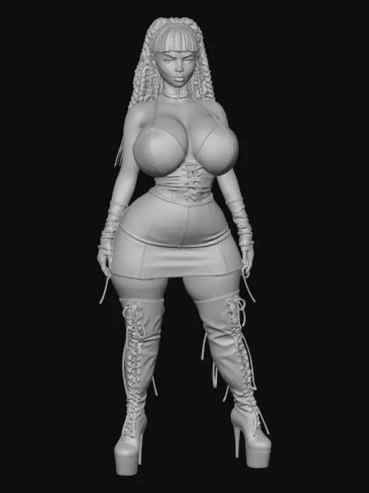 3D model for Dark Gothic Elegance