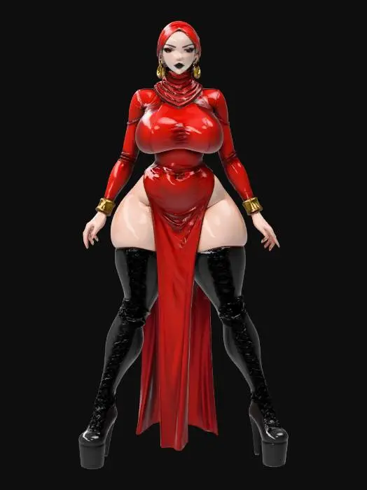 3D model for Scarlet Guardian