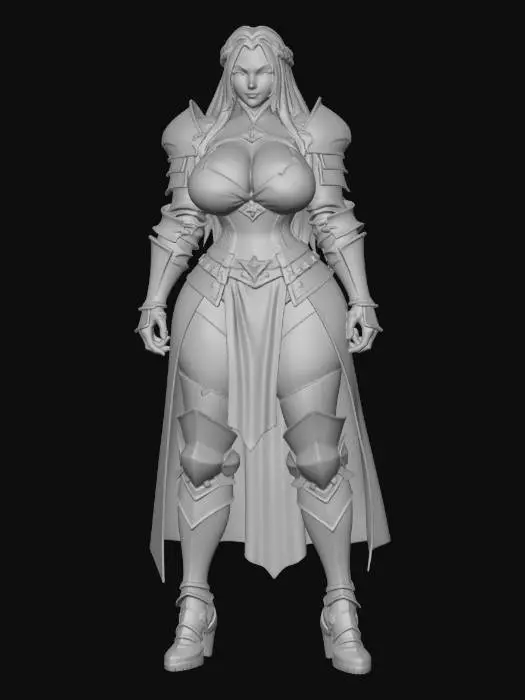 3D model for Knight Enchantress