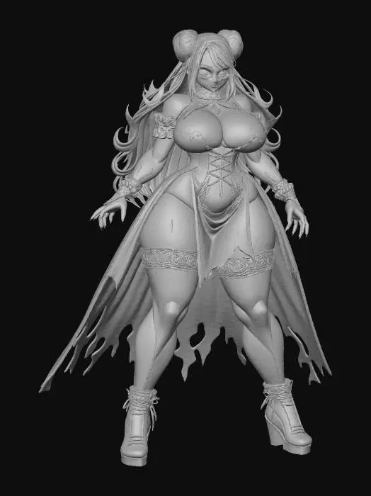 3D model for Zombie Queen