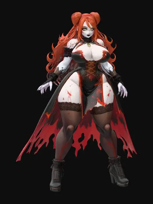 3D model for Zombie Queen