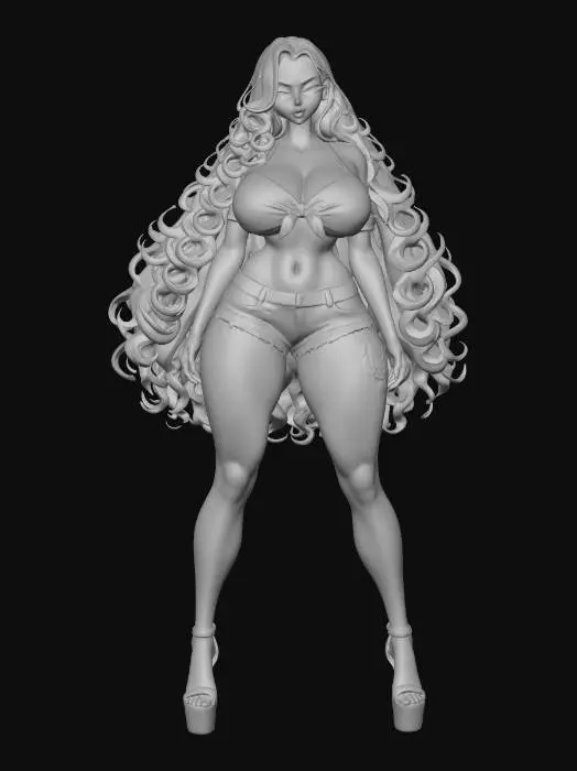 3D model for Flame-haired Glamour