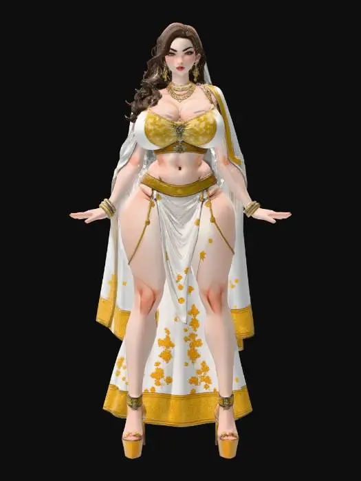 3D model for Golden Indian Impress