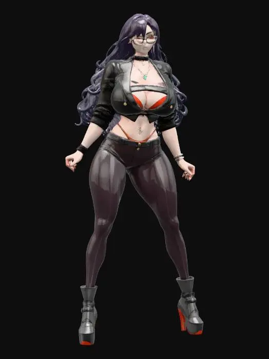 3D model for Confident Elegance