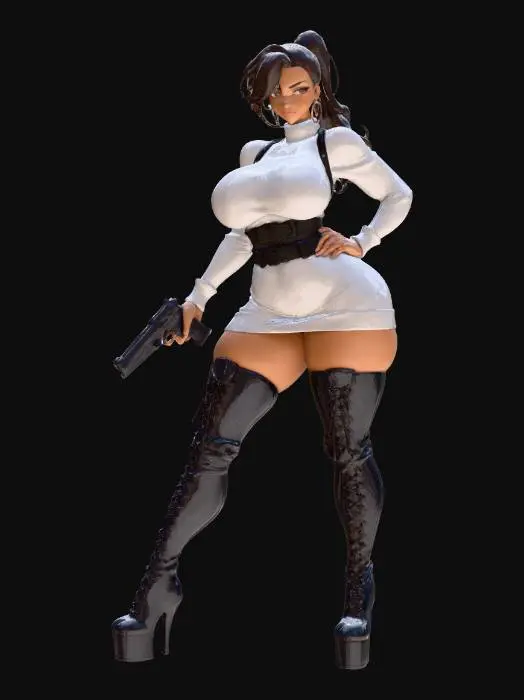3D model for Agent in White