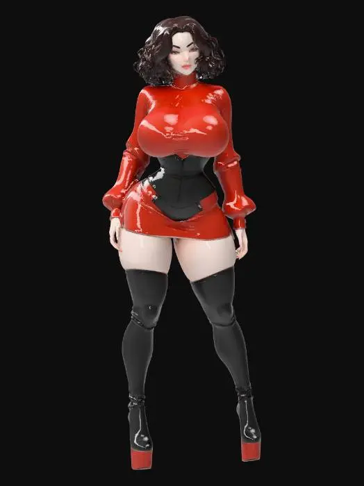 3D model for Scarlet Elegance