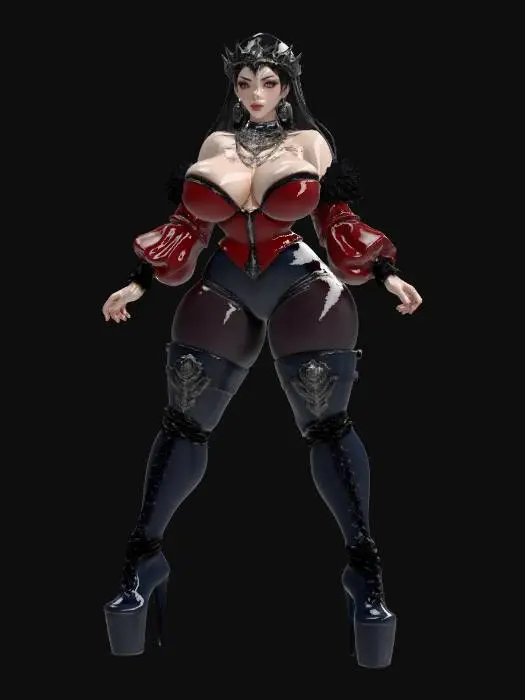 3D model for Dark Enchantress