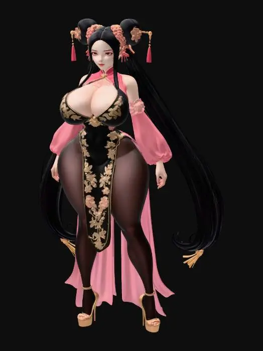 3D model for Midnight Blossom Empress