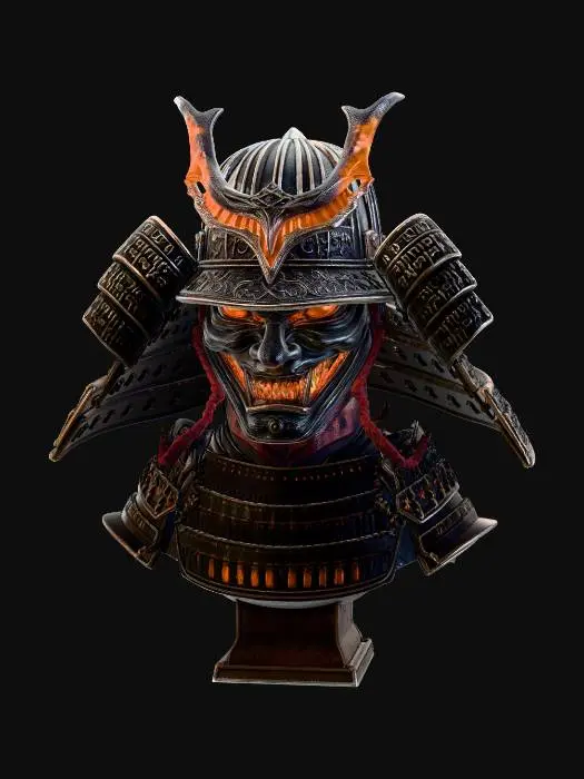 3D model for Infernal Samurai Helm