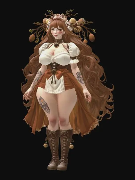 3D model for Autumn Easter Spirit, #EasterEgg2026#