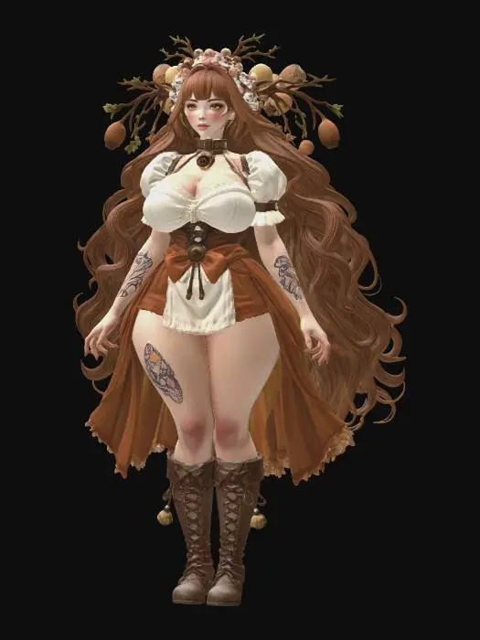 3D model for Autumn Easter Spirit, #EasterEgg2026#