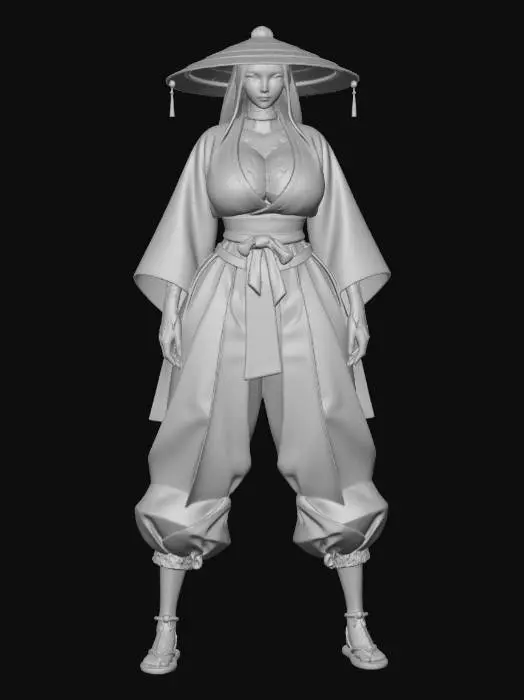 3D model for Crimson Silk Blossom