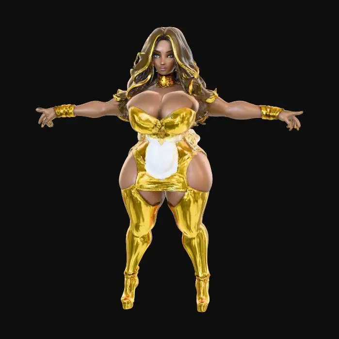 3D model for Golden Maid