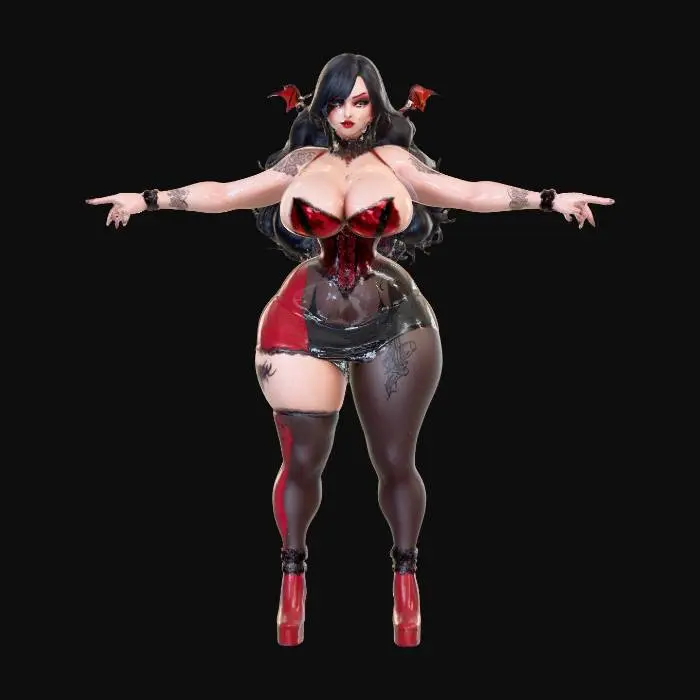 3D model for Vampire Vixen