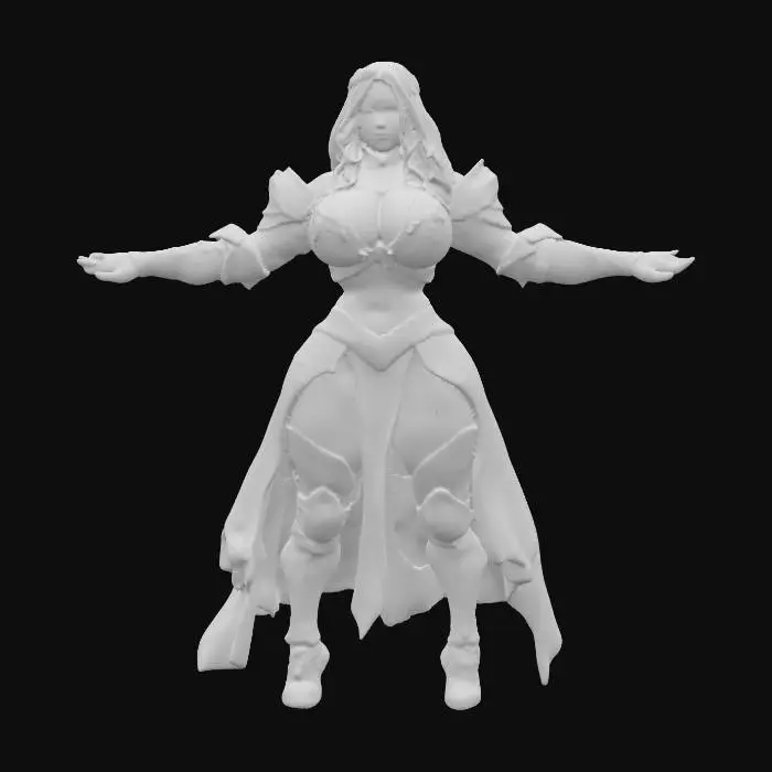 3D model for Princess Solaire of Astora