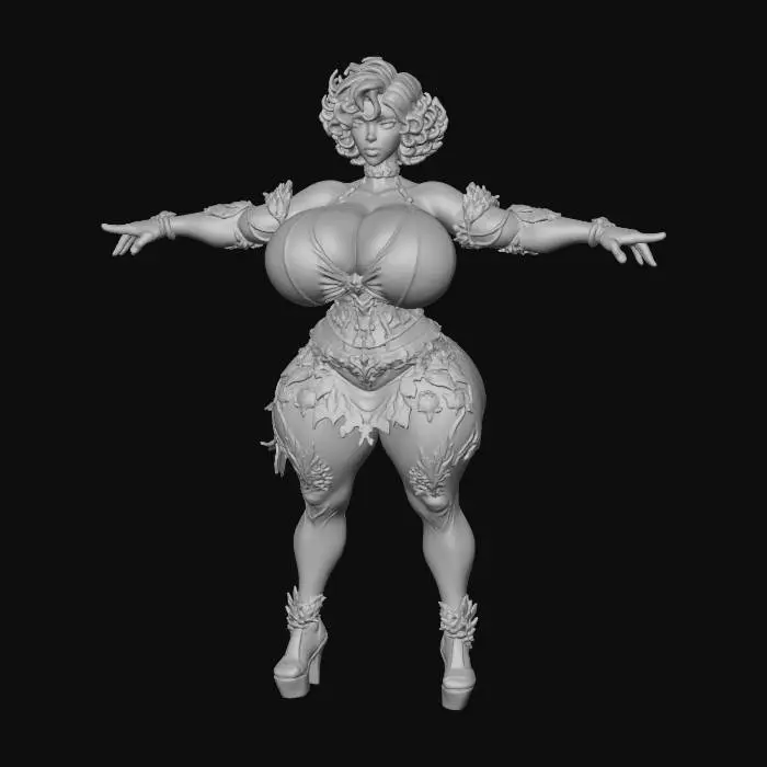 3D model for Enchanted Flora Warrior