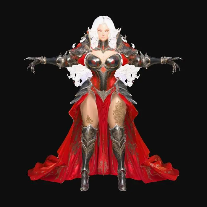 3D model for Evil Carmilla from Castlevania, #villain#